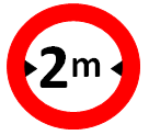 Sign 13 Width Limit